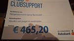 HSV Barneveld ontvangt €465,20 via Rabo ClubSupport 🎉